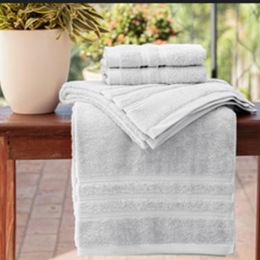 Toalha de banho breeze branco - Naturalle 70cm X1,40m
