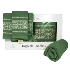 Jogo de Toalhas Munique 4 pe�as Verde- Mafratex