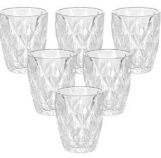 Jogo 6 Copos Baixos em Vidro Plaza 275 ML