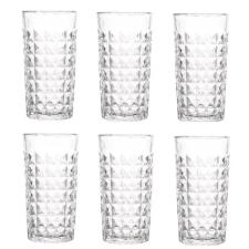 Jogo de copos em Vidro Lehav� Prisma 280ML 6 pe�as