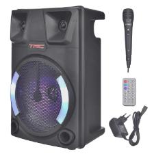 Caixa de Som Amplificada Bluetooth  TRC X120 120W com Microfone Preta