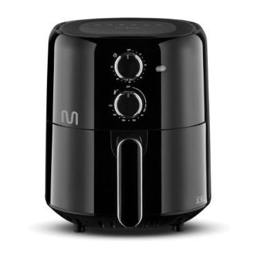 Fritadeira Eletrica Multilaser Gourmet 1500W Preta 3,5L