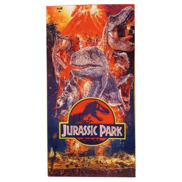 Toalha  Infantil  para Banho Jurassic Park 70 cm x 1,40 cm