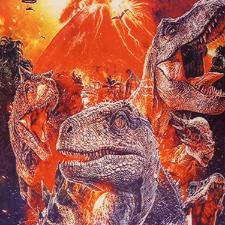 Toalha  Infantil  para Banho Jurassic Park 70 cm x 1,40 cm