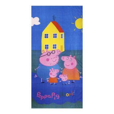 Toalha  Infantil  para Banho Peppa Pig 70 cm x 1,40 cm