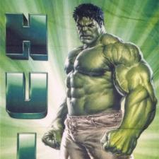 Toalha  Infantil  para Banho Hulk 70 cm x 1,40 cm