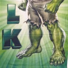 Toalha  Infantil  para Banho Hulk 70 cm x 1,40 cm