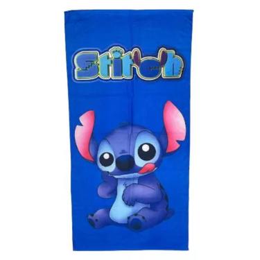 Toalha  Infantil  para Banho Stitch 70 cm x 1,40 cm