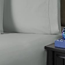 Jogo de Cama King 3 Pe�as Ponto Life Eco Cinza 193 X 198 cm