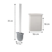 Escova Sanit�ria de Silicone para Banheiro Dolce Home Limpeza Eficiente e Higi�nica