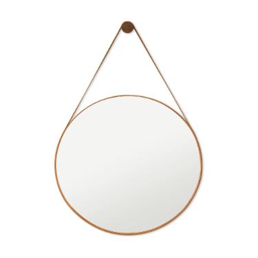 Espelho decorativo com al�a Riohome Modernatta 32cm Ros�