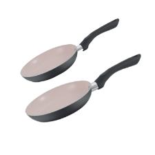 Jogo de Frigideira em Cer�mica Antiaderente Rio Home Preto 3 p�s