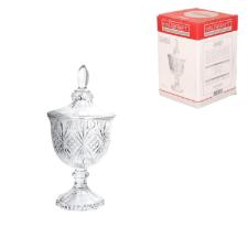 Bomboniere com P� em Vidro Hauskraft Bianca 11,5x11,5x24cm