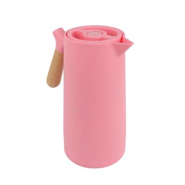 Garrafa T�rmica em vidro Unik Living Tulipa 1Litro Cerejeira