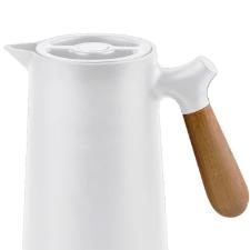 Garrafa T�rmica em Vidro Unik Living Tulipa 1L Branco C�lido