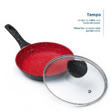 Jogo de Panela Stone Induction RedPoint Vermelha 4 pe�as