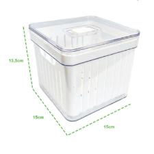 Organizador Elegance Quadrado com Cesto Plastutti 2,8 L