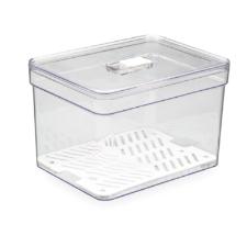 Organizador Plastutti Elegance Retangular com Tela 3,8 L