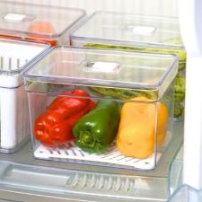 Organizador Plastutti Elegance Retangular com Tela 3,8 L