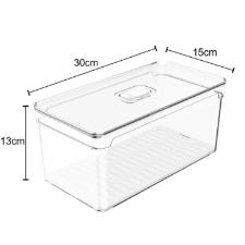 Organizador OU Clear Fresh Com Bandeja  5 L