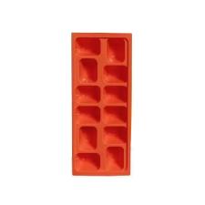 Kit Forma de Gelo Xplast Home  Azul / Verde/Salm�o 12 Esp 3 Un