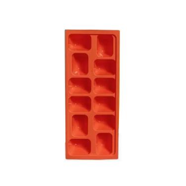 Kit Forma de Gelo Xplast Home  Azul / Verde/Salm�o 12 Esp 3 Un