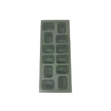 Kit Forma de Gelo Xplast Home  Azul / Verde/Salm�o 12 Esp 3 Un