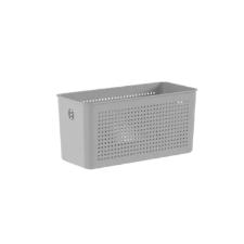 Cesto Flow Organizador Multiuso Chumbo OU 27x12x13 cm