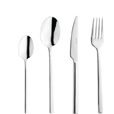 Faqueiro em inox Firenze Wolff 24 p�as