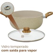 Jogo de panelas Sahara Casambiente Vanilla 8 pe�as