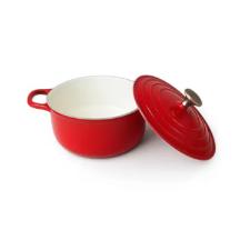 Jogo de ca�arolas antiaderente com indu��o Amalfi Rosso 3 pe�as vermelha