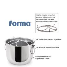 Champanheira em inox Aros Forma 6L
