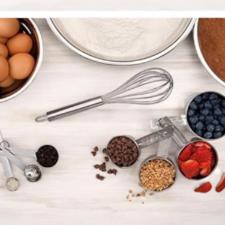 Jogo de tigelas e colheres medidoras em Inox Dolce Home 6 pe�as