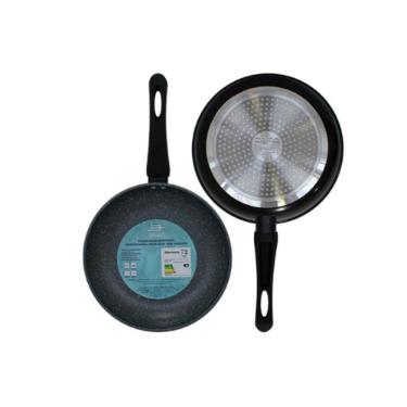 Frigideira antiaderente Nanocer�mica  Lehav� 24 cm Granito Preta