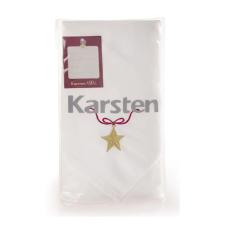 Jogo 2 Guardanapos de Natal Estrela-guia Karsten Branco