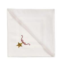 Jogo 2 Guardanapos de Natal Estrela-guia Karsten Branco