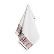 Jogo 3 panos de copa Natalino Karsten branco 46cmx65cm