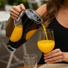 Jarra mesclada em acr�lico 2,2L preta