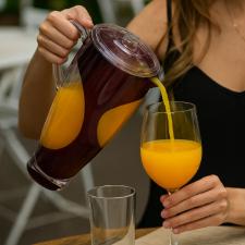 Jarra mesclada em acr�lico 2,2L uva