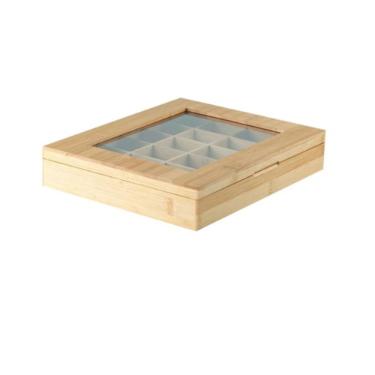 ORGANIZADOR DE CAPSULAS SENSE 24 DIVISORIAS BAMBU OU