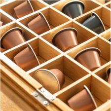 ORGANIZADOR DE CAPSULAS SENSE 24 DIVISORIAS BAMBU OU