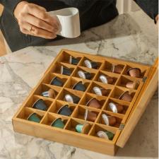 ORGANIZADOR DE CAPSULAS SENSE 24 DIVISORIAS BAMBU OU