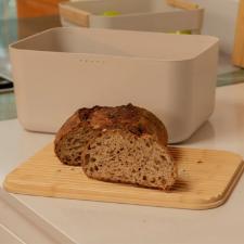 PORTA PAO LUME BEGE  OU