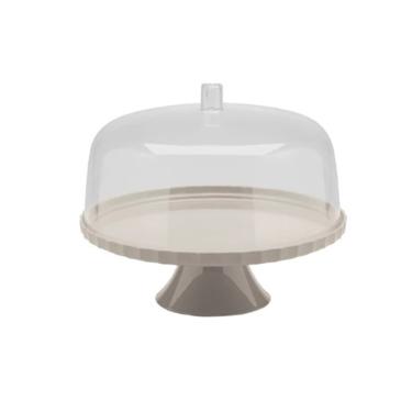 BOLEIRA FESTA COM PE BEGE OU