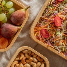 BOWL QUADRADO BAMBU OU