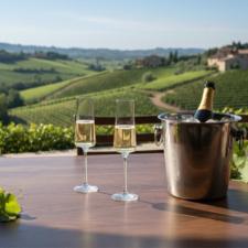 JOGO DE TACAS 6PCS PARA CHAMPANHE XTRA OPTIC CRISTAL 210ML