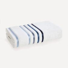 Toalha de banho Karsten Fio Penteado Lumina 70cm x140cm Branco/Azul