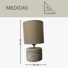 ABAJUR SOHO CERAMIC BEGE RIO HOME UNICA 29CM