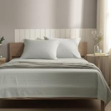 JOGO DE CAMA SOLTEIRO 200 FIOS 100% ALGOD�O DALIA KARSTEN