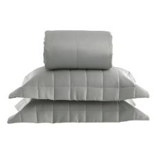 COLCHA KING SATINEE SQUARE  GREENJOY KACYUMARA